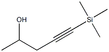1-(Trimethylsilyl)-1-pentyn-4-ol Structure
