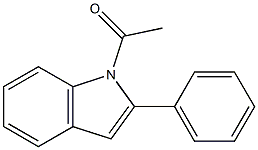 1-acetyl-2-phenylindole Structure