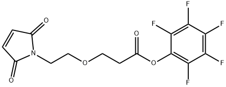 Mal-PEG1-PFP Structure