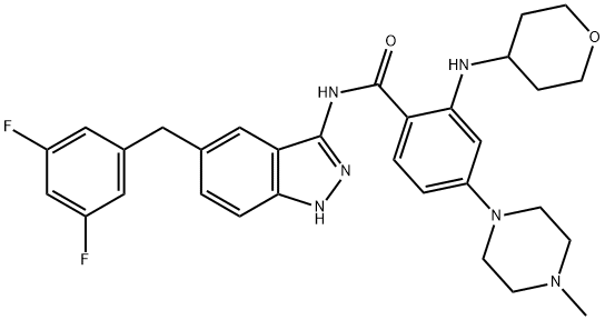 Entrectinib Structure