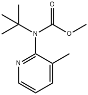 methyl tert-butyl(3-methylpyridin-2-yl)carbamate Structure