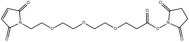 Mal-PEG3-NHS ester Structure