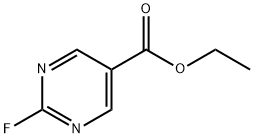 5-Pyrimidinecarboxylic acid, 2-fluoro-, ethyl ester Structure