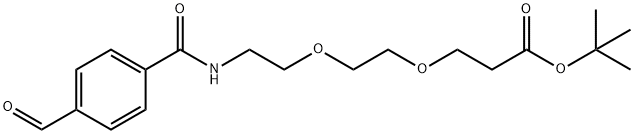 Ald-Ph-PEG2-t-butyl ester Structure