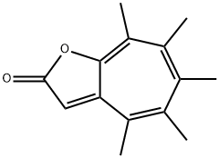 2H-Cyclohepta[b]furan-2-one, 4,5,6,7,8-pentamethyl- Structure