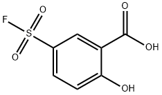 Benzoic acid, 5-(fluorosulfonyl)-2-hydroxy- Structure