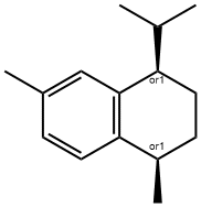 Naphthalene, 1,2,3,4-tetrahydro-1,6-dimethyl-4-(1-methylethyl)-, (1R,4R)-rel- Structure