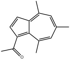 Ethanone, 1-(4,6,8-trimethyl-1-azulenyl)- Structure