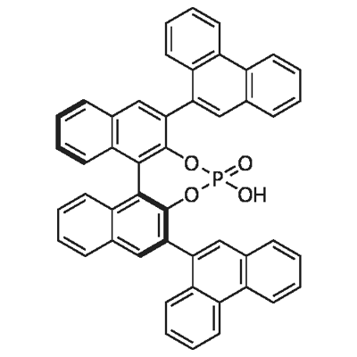 (11bS)-2,6-Di-9-phenanthrenyl-4-hydroxy-dinaphtho[2,1-d:1′,2′-f][1,3,2]dioxaphosphepin-4-oxide Structure