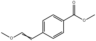 1-methoxy-2-(4-carbomethoxyphenyl)ethylene Structure