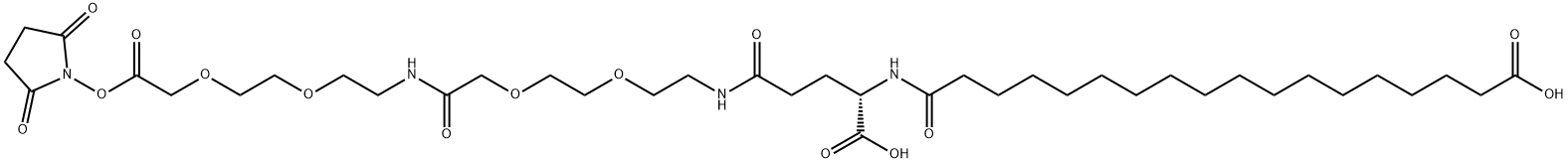 Ste-Glu-AEEA-AEEA-OSU Structure