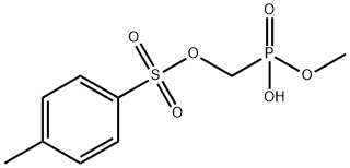 Phosphonic acid, P-[[[(4-methylphenyl)sulfonyl]oxy]methyl]-, monomethyl ester Structure