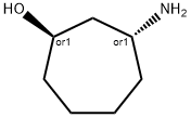 trans-3-Amino-cycloheptanol Structure