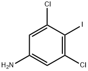 Benzenamine, 3,5-dichloro-4-iodo- Structure