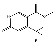 3-Pyridinecarboxylic acid, 1,6-dihydro-6-oxo-4-(trifluoromethyl)-, methyl ester Structure