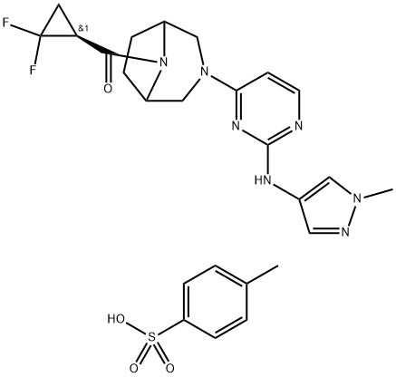 PF-06700841-TsOH Structure