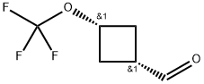 3-(Trifluoromethoxy)cyclobutanecarbaldehyde Structure