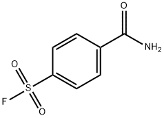 Benzenesulfonyl fluoride, 4-(aminocarbonyl)- Structure