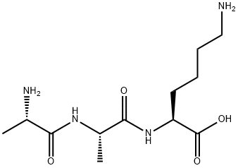 H-Ala-Ala-Lys-OH Structure