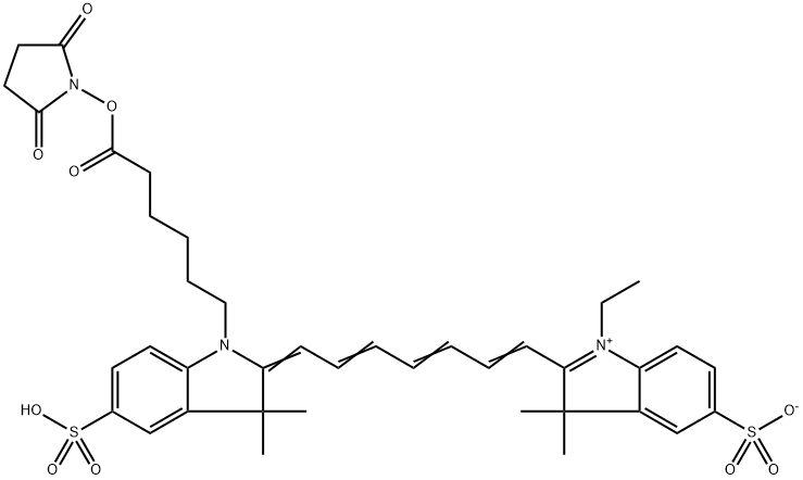 CY7-Sulfo NHS Ester Structure