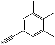 Benzonitrile, 3,4,5-trimethyl- Structure