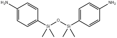 Benzenamine, 4,4'-(1,1,3,3-tetramethyl-1,3-disiloxanediyl)bis- Structure