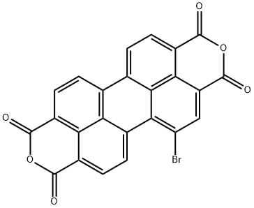 5-bromo-Perylo[3,4-cd:9,10-c'd']dipyran-1,3,8,10-tetrone Structure