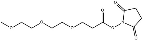 m-PEG3-NHS ester Structure