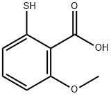 Benzoic acid, 2-mercapto-6-methoxy- Structure