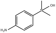 Silanol, 1-(4-aminophenyl)-1,1-dimethyl- Structure