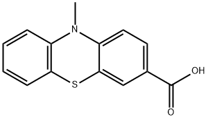 10H-Phenothiazine-3-carboxylic acid, 10-methyl- Structure