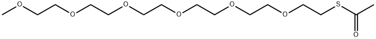 m-PEG6-AcS Structure