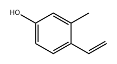 Phenol, 4-ethenyl-3-methyl- Structure