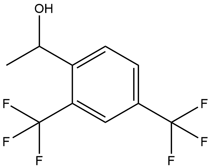 1-(2,4-bis(trifluoromethyl)phenyl)ethan-1-ol Structure