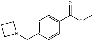 Benzoic acid, 4-?(1-?azetidinylmethyl)?-?, methyl ester Structure