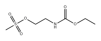 Carbamic acid, [2-[(methylsulfonyl)oxy]ethyl]-, ethyl ester (9CI) Structure