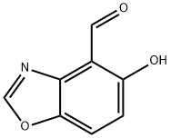 4-Benzoxazolecarboxaldehyde, 5-hydroxy- Structure