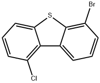 6-Bromo-1-chlorodibenzothiophene Structure