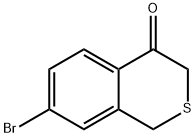 1H-2-Benzothiopyran-4(3H)-one, 7-bromo- Structure