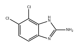 1H-Benzimidazol-2-amine, 6,7-dichloro- Structure