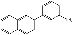 Benzenamine, 3-(2-naphthalenyl)- Structure