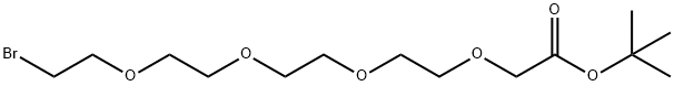 Bromo-PEG4-CH2COOtBu Structure