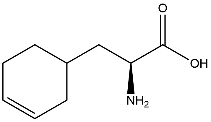 3-Cyclohexene-1-propanoic acid, α-amino-, (αS)- Structure