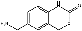 2H-3,1-Benzoxazin-2-one, 6-(aminomethyl)-1,4-dihydro- Structure