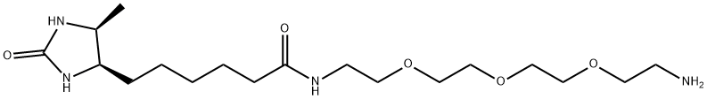 Desthiobiotin-PEG3-Amine Structure