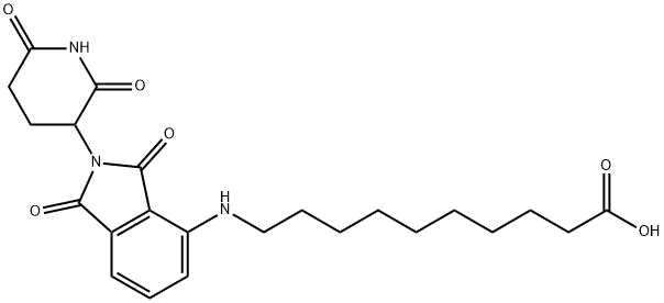 POMALIDOMIDE-C9-CO2H Structure