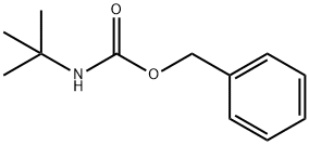 Carbamic acid, N-(1,1-dimethylethyl)-, phenylmethyl ester Structure