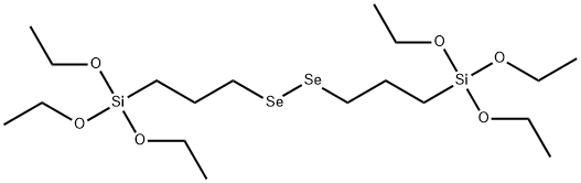 3,14-Dioxa-8,9-diselena-4,13-disilahexadecane, 4,4,13,13-tetraethoxy- Structure