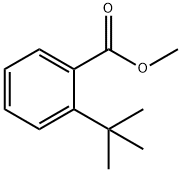 Benzoic acid, 2-(1,1-dimethylethyl)-, methyl ester Structure