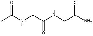 Glycinamide, N-acetylglycyl- Structure